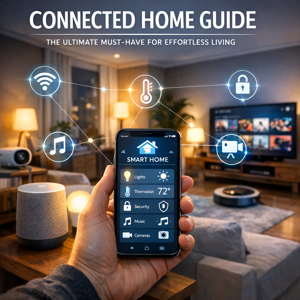 Illustration of Connected Home Guide: The Ultimate Must-Have for Effortless Living