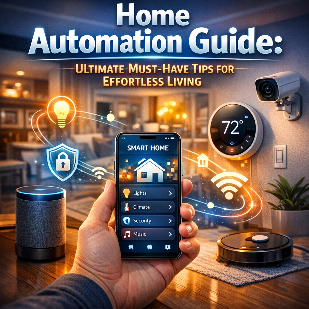 Illustration of Home Automation Guide: Ultimate Must-Have Tips for Effortless Living