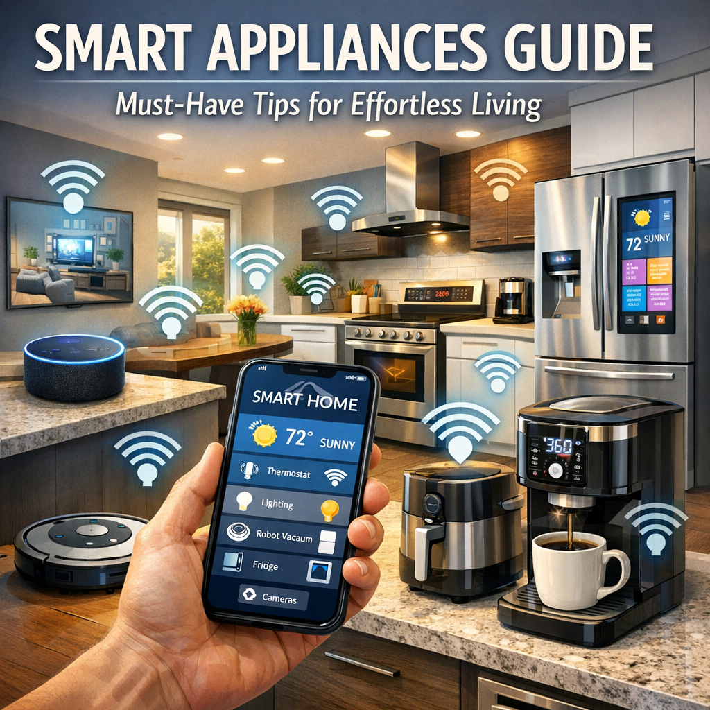 Illustration of Smart Appliances Guide: Must-Have Tips for Effortless Living