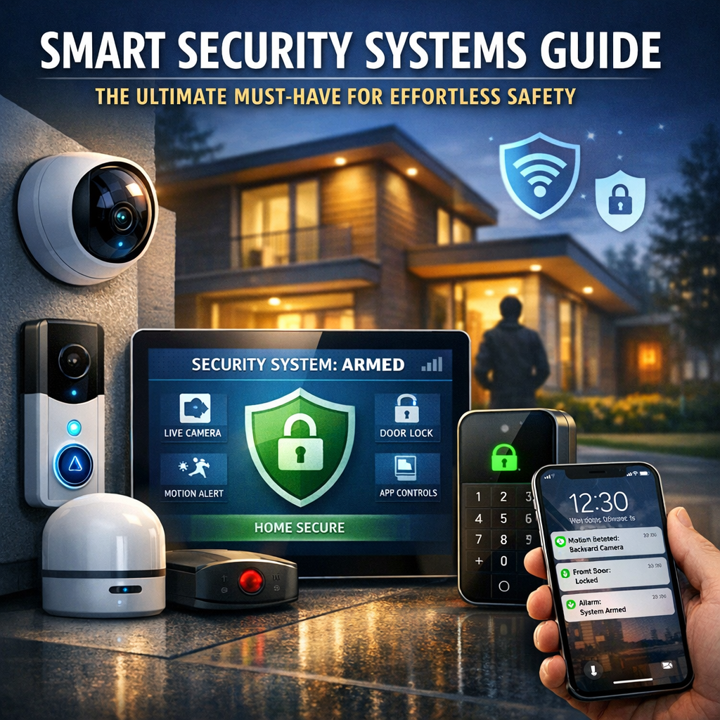 Illustration of Smart Security Systems Guide: The Ultimate Must-Have for Effortless Safety